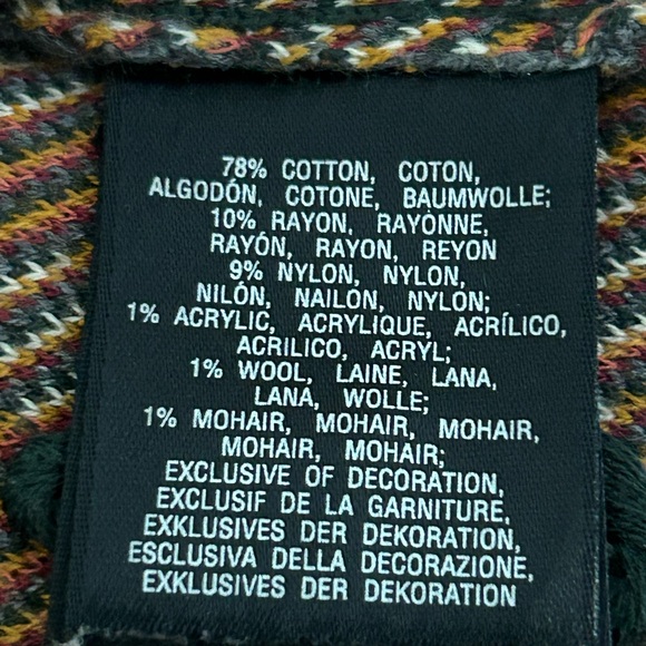 Anthropologie Knitted and Knotted Beaded Dress Green Yellow Size XS Peti… - Picture 14 of 16